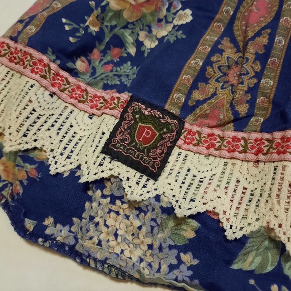 Vintage Palmetto's Girls Floral Lace Skirt OS - Picture 2 of 5